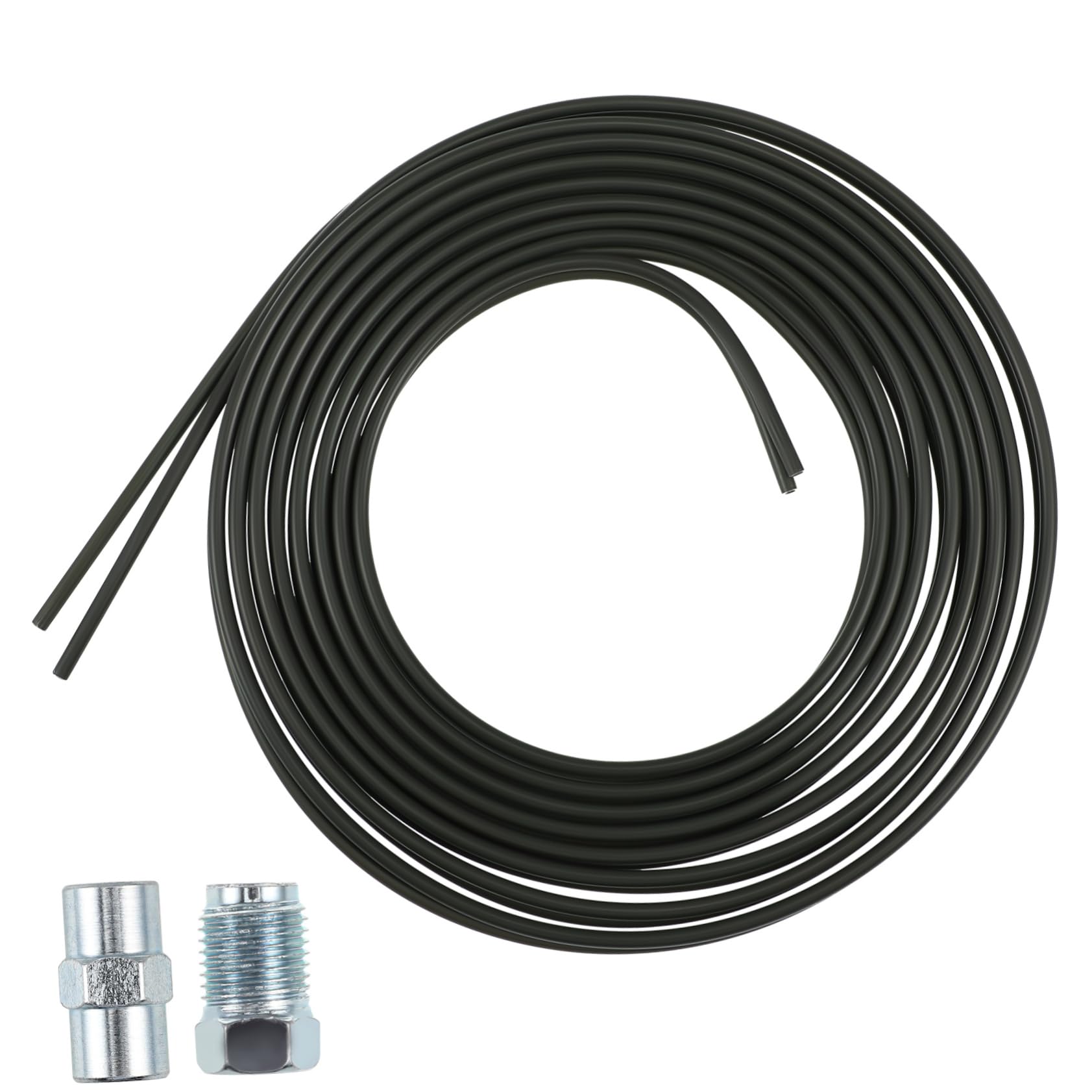 Generisch 2 Stk nicht magnetischer Bremsschlauch Bremskabel Schlauchspule für automatische Bremse Bremsleitung Bremsrohr auto bremsschlauch Schlauchspulenfitting flexibel Wagen Auto Linie