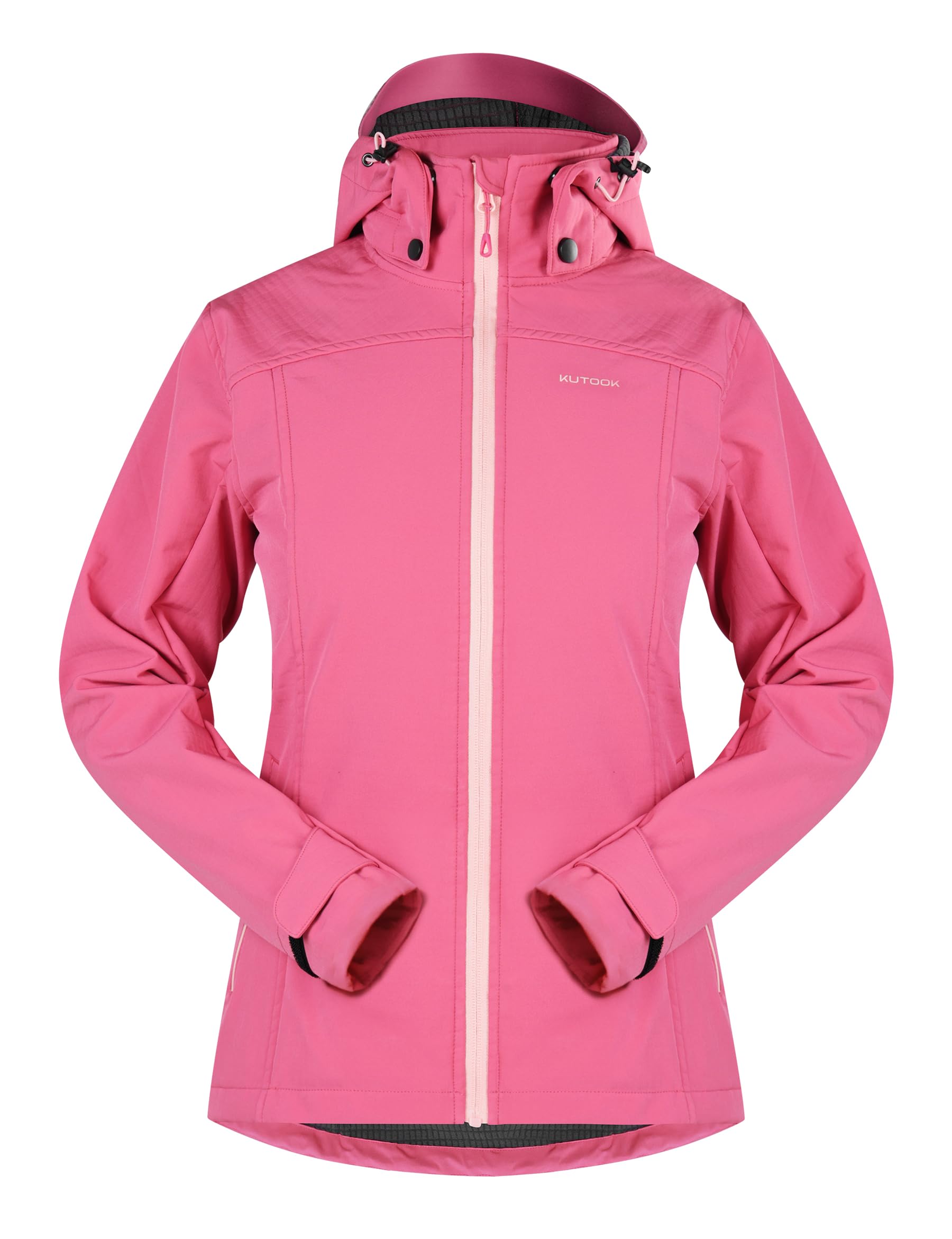 Veste Hiver Femme 3 En 1 Veste D'hiver 3 En 1 KUTOOK Pour Femme - Imperméable Coupe-vent Avec Doublure Polaire Amovible Coupe-vent Hiver Capuche