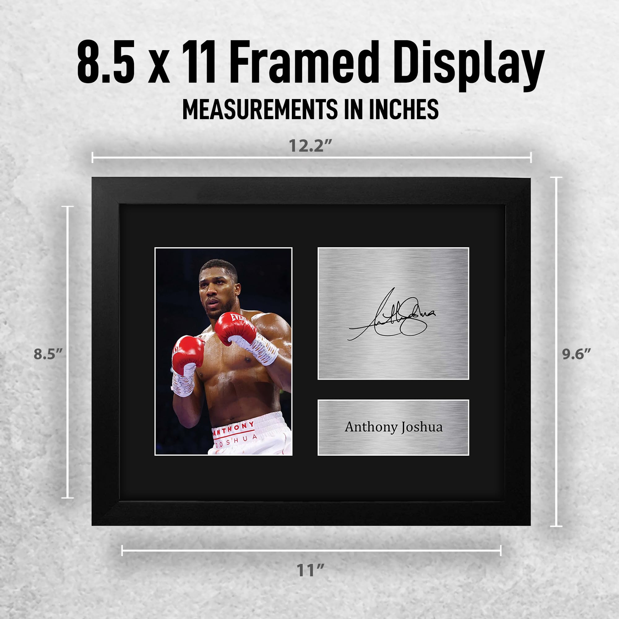 Amazon.co.jp: HWC Trading USL 額入り Anthony Joshua Gifts ボクサー