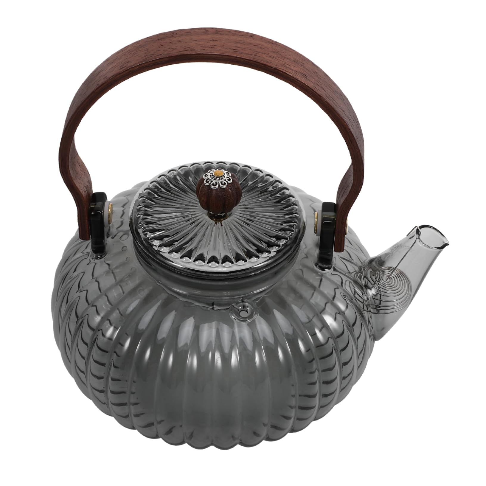 Théière en verre avec anse pour thé en vrac et infusions maison