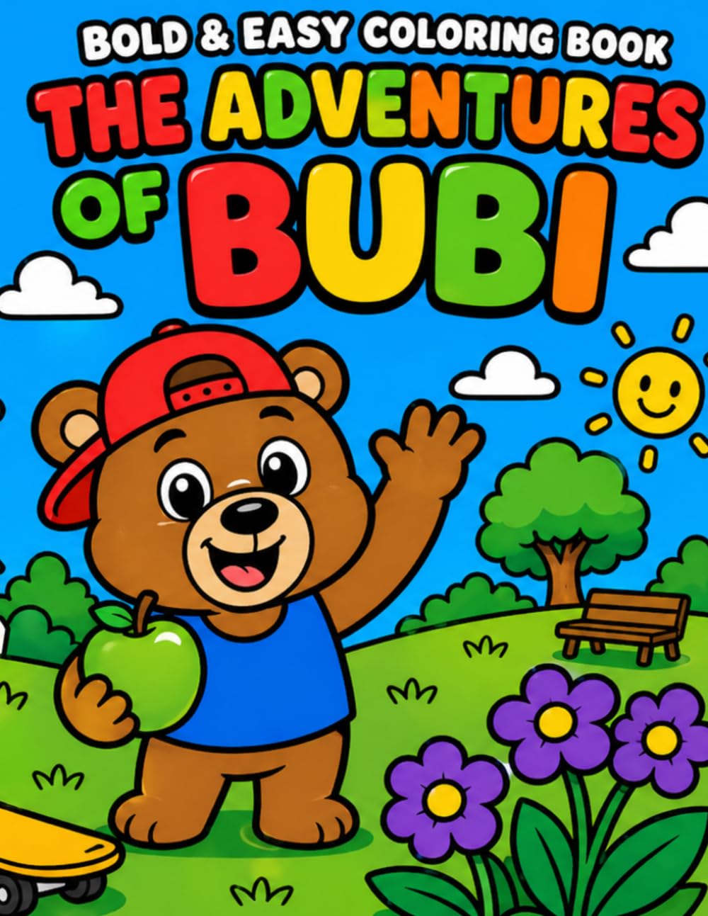 The Adventures of Bubi: Bold & Easy Coloring Book