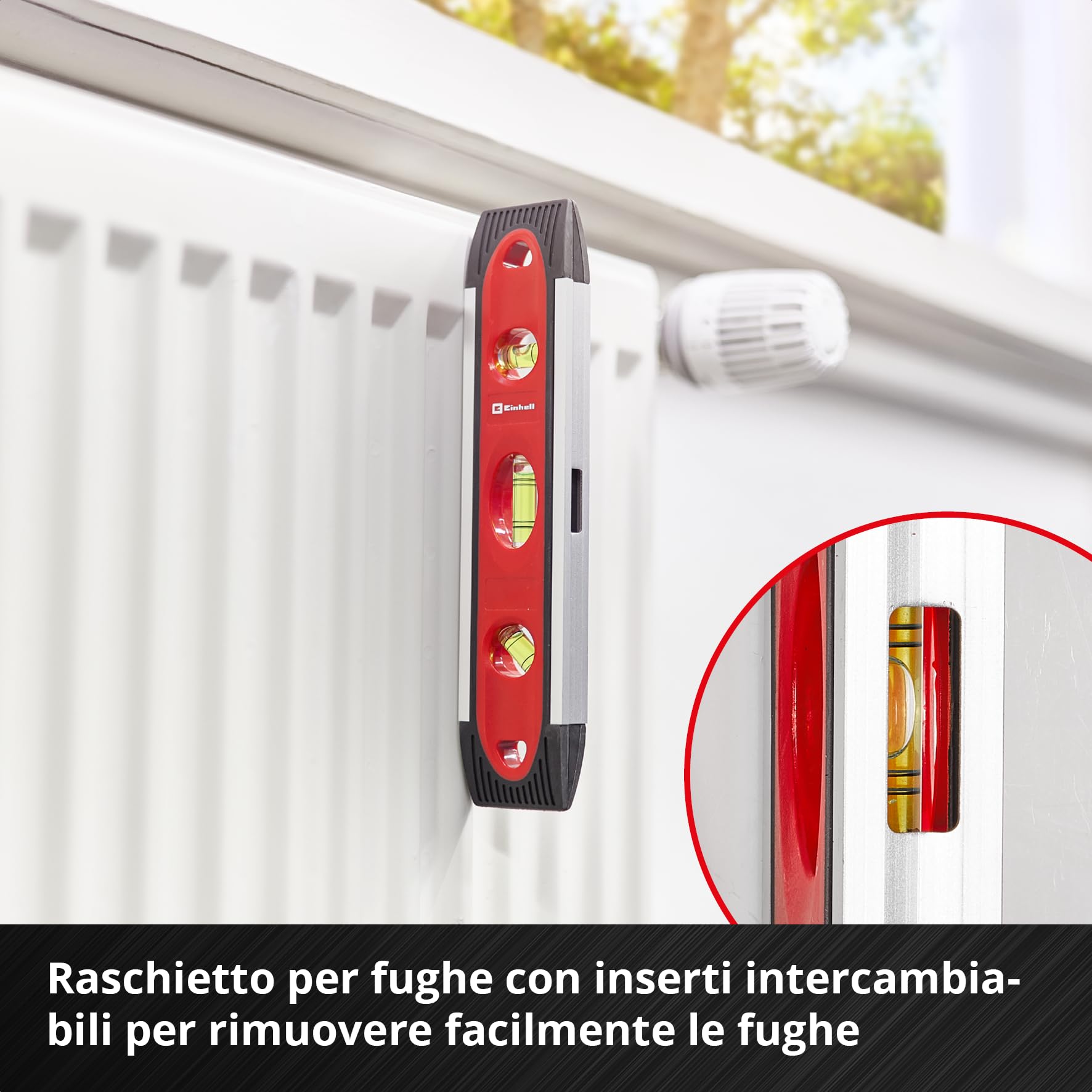 Einhell E-Case 79 pezzi valigetta portautensili Trasloco | Martello meccanico | pinze | accessori inserti | cutter | metro nastro | livella | chiavi combinate | valigetta sistema