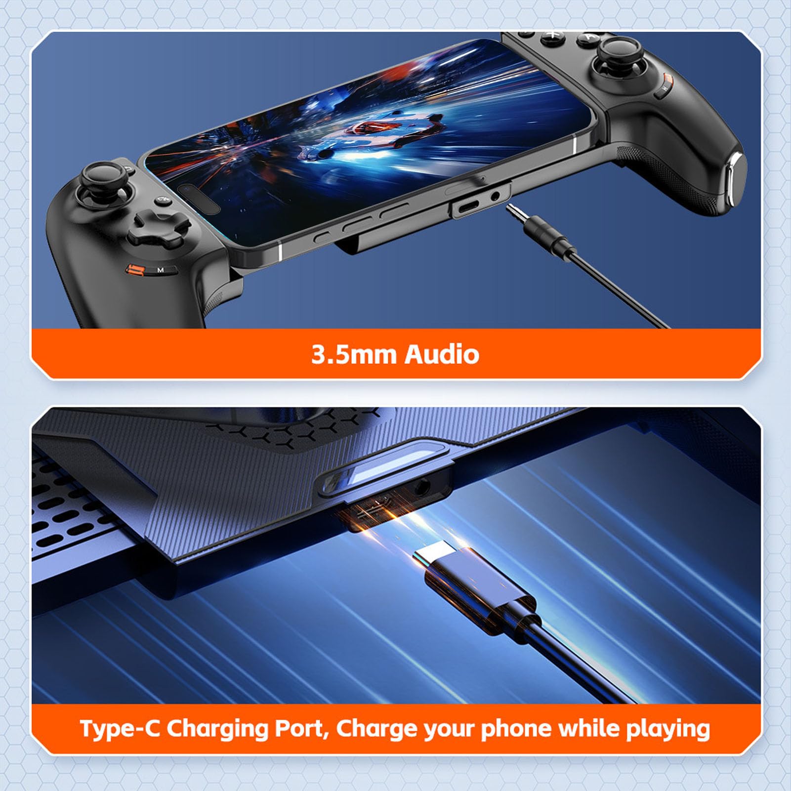 Kontroler Gier Bluetooth z Wyzwalaczem Halla |Mobilny Gamepad dla Systemu IOS i