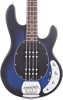 Sterling by Music Man StingRay 4弦エレキベース Amazon | Sterling by Music Man 4弦ベースギター、右、パシフィック