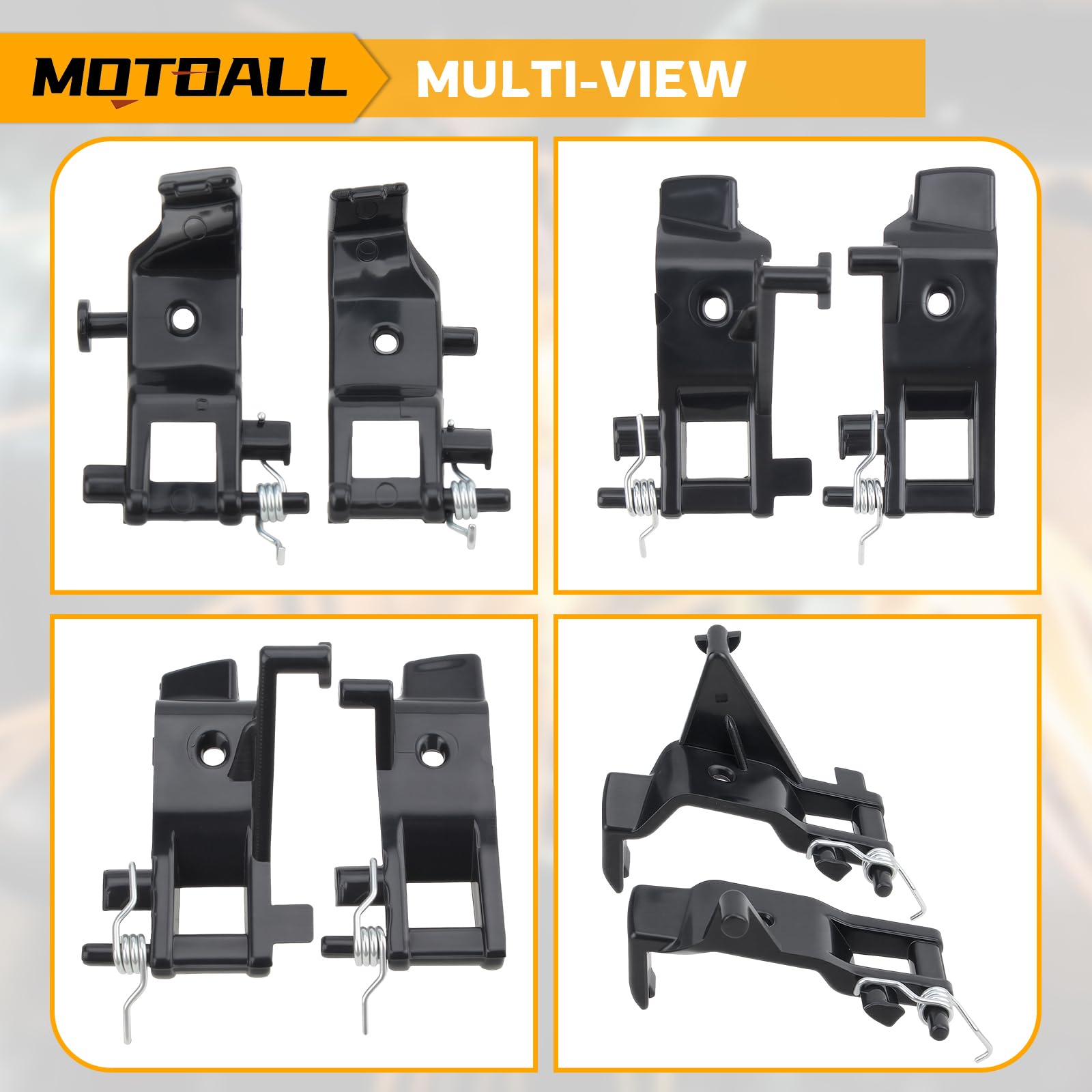 Clip di chiusura per bracciolo centrale L+R, 2 pezzi, per Mercedes W166