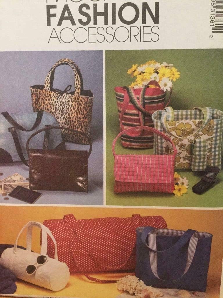 McCall's 3136 Sewing Pattern makes Eight Fashion Handbags Out of Print