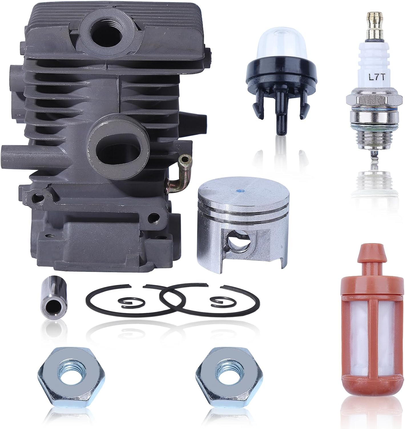 Adefol 11370201203 37MM Cylinder Piston Kit for Stihl MS192 MS192T MS192TC MS192TC-E MS192TC-E Z M S192T-Z Chainsaws, MS192T Cylinder & Piston Replace#1137 020 1203, 11370201203