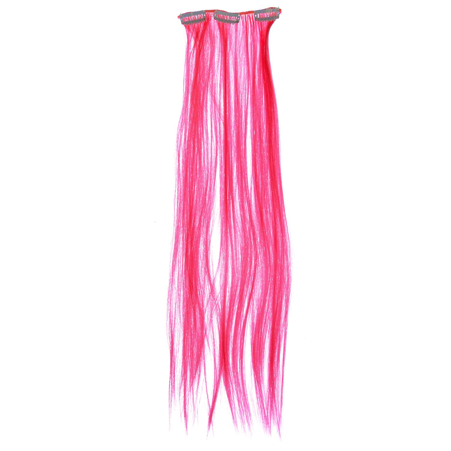 COPY - COPY - Sarla Full Head Party Highlights Clip on in Hair Extensions Pink … Amazon.com : SWACC 7 Pcs Full Head Party Highlights Clip on  main image 4