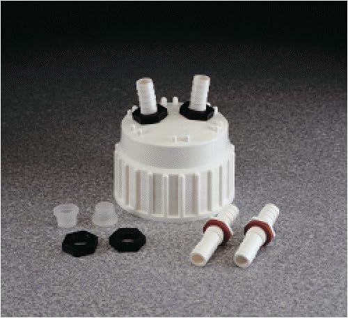 Nalge Nunc 6149-0002 BARBED BULKHEAD FITTING, PP [pack of 2]