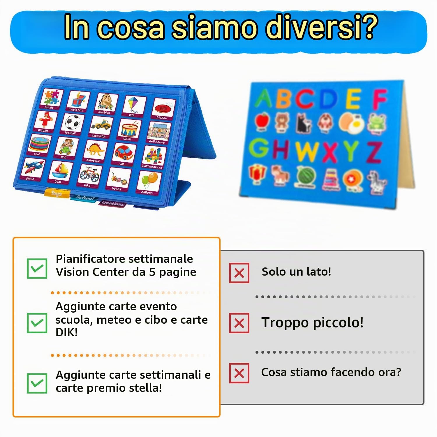 Agenda Visiva Bambini Autismo Libro, Calendario Bambini con Tabella Delle Ricompense, Routine Piano Bambini Giornaliera con 196 Carte, Adatto Famiglie Autismo(Versione Inglese)