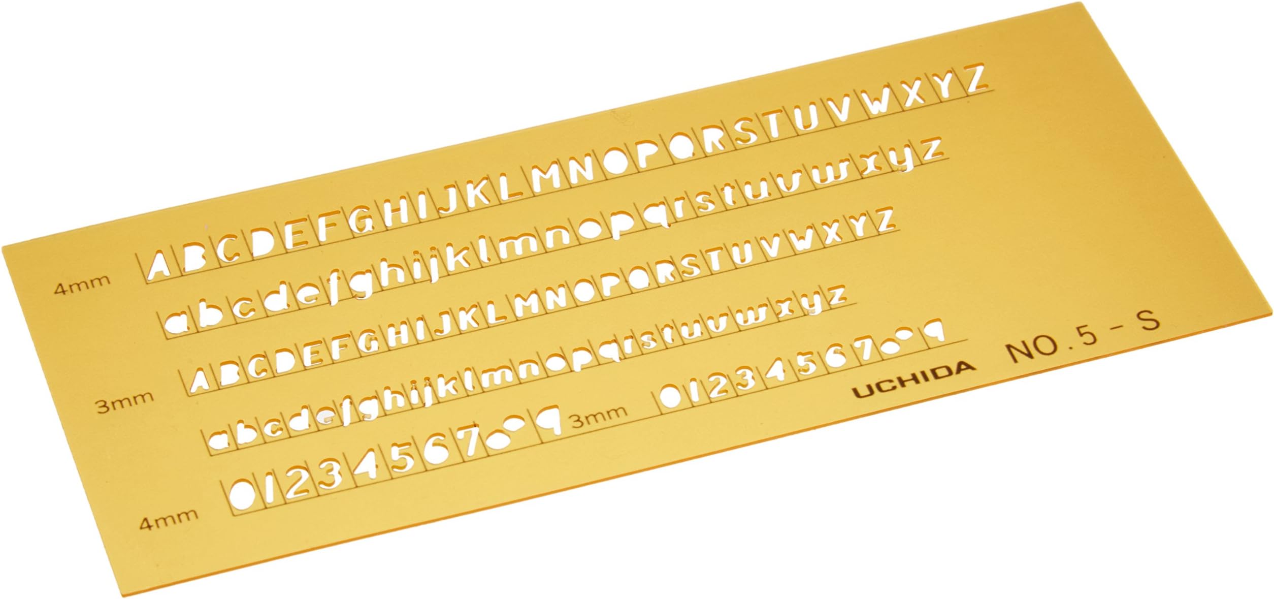 Uchida template No.5-S letter ruler number 1-843-1015 (japan import)