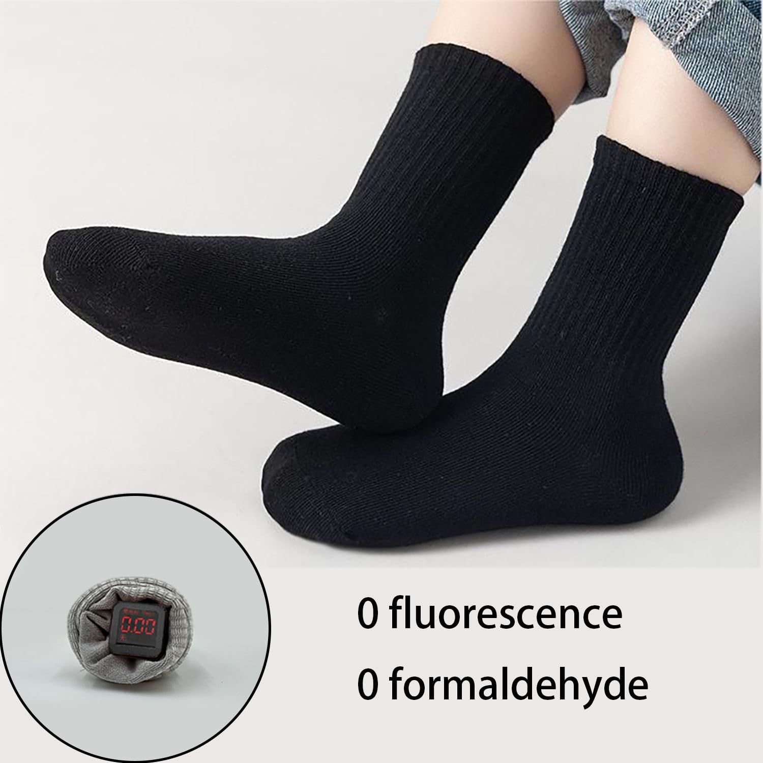 Aquarbor 6 Paia 9-12 Anni Di Calzini Per Ragazzi, Calzini Sportivi In Cotone Per Giovani E Adolescenti, Senza Agenti Fluorescenti E Formaldeide