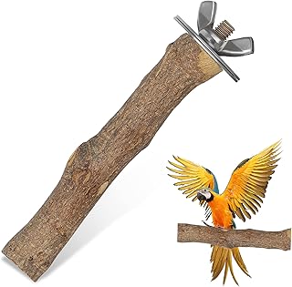 Mipcase Apontador De Garras Para Pássaros Acessórios Para Gaiola De Periquito Gaiola De Pássaro Grande Poleiros Para Gaiola De Periquito Poleiro De Chuveiro De Pássaro Poleiro De Madeira