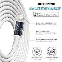 Vista 5 de iPhone 14 Super Fast Charger,Dual Port USB C Chargers,iPhone Charger Fast Charging Block,Quick Apple USB C Wall Adapter Plug,2Pack Type C Lightning
