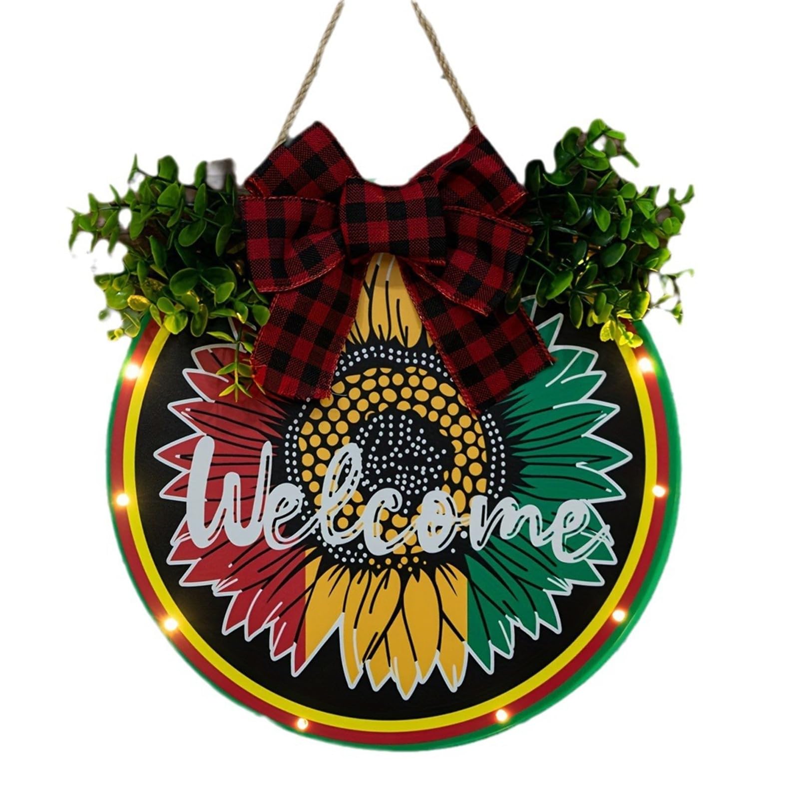 4th of Julys Door Sign for Front Door Patriotics Welcome Decors Wood Independences Day Decorative Hangings Decors Welcome Sign for Front