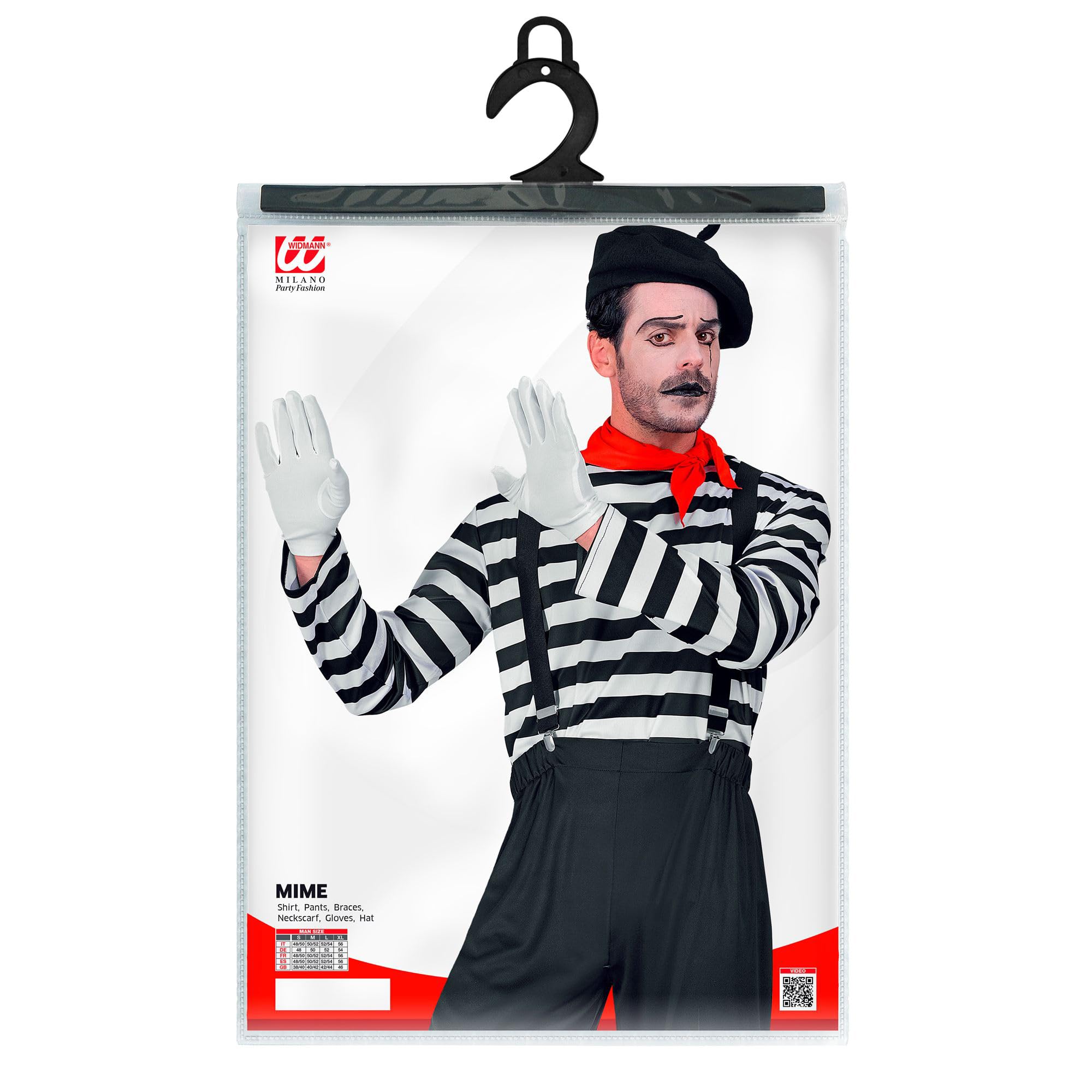 W WIDMANN MILANO Party Fashion - Pantomime Kostüm Herren