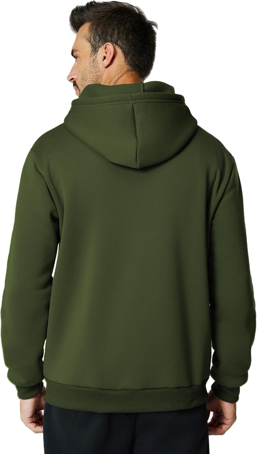 Mens Zip Up Hoodie Long Sleeve Fleece Casual Hooded Sweatshirts Athletic Full Zip Jacket with Pockets - Image 5