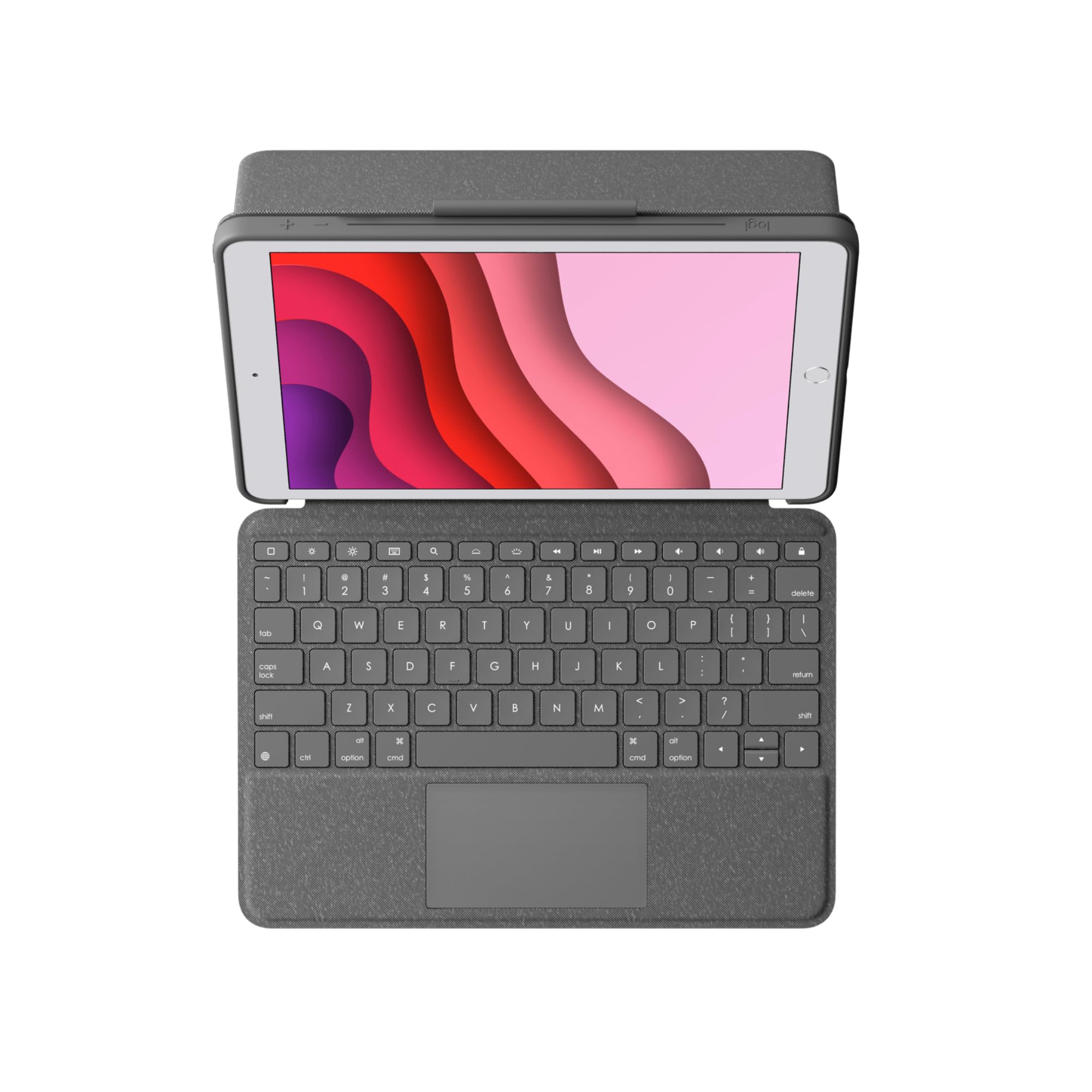 Logitech Combo Touch Trackpad Case for iPad (7th, 8th and 9th