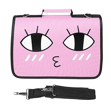 Pet Handbag, Beautiful and Practical Breathable Pet Carrier Not Stuffy Excellent Moisture Resistance and Support Effect with Widened Handle for Outdoor for Cat