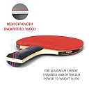 TANSO Aeron Table Tennis (TT) Racket (Engineered Ply, Consistent Bounce and Spin, Ergonomic Grip Handle, Beginner and Recreational Players) gallery image