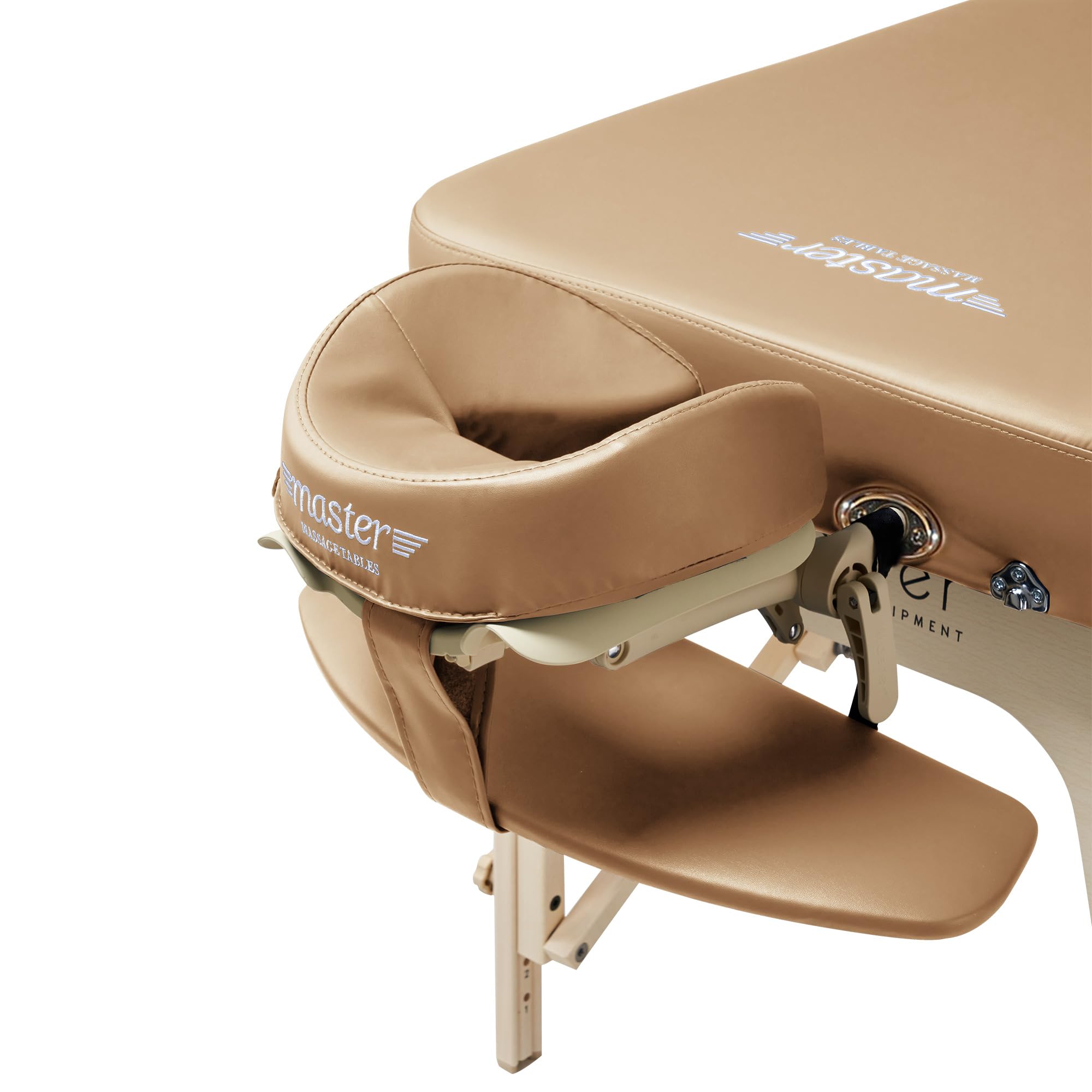Master Massage Phoenix 71cm Mobil Klappbar Massageliege ThermaTop Heizsystem Massagebett Massagebank Kosmetikliege Heizdecke Wärmeunterbett Hellbraun