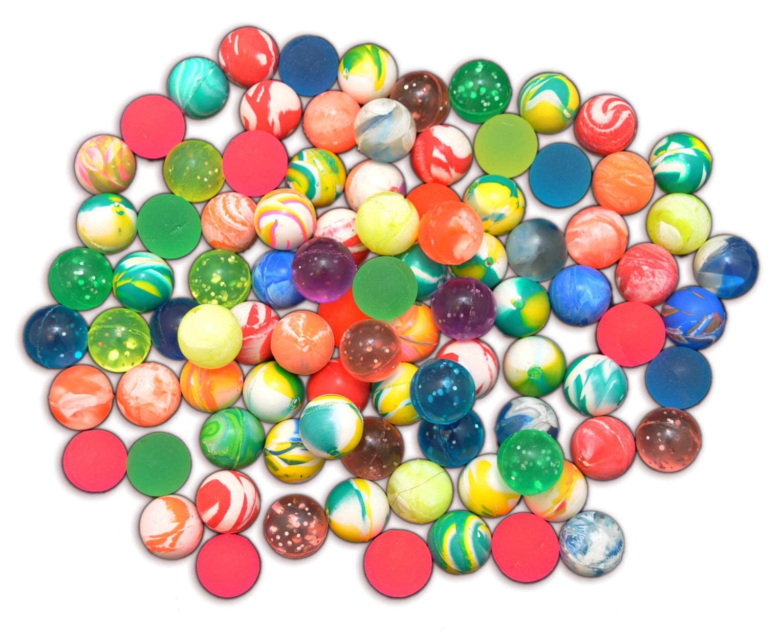 jameitop® 🔵 3000 X FLUMMIS gemixte Bunte Farben (Frost/Verlauf/Neon) 2 cm Spring Ball