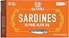 Sea Castle Sardines in Pure Olive Oil 125g | Rich in Omega 3, Easy Open BPA Free Tin, Kosher