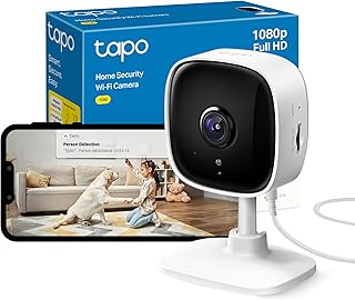 Tapo TC60 Indoor Camera House Security Camera, WiFi Camera, No Monthly Fee, AI Detection, Dog Puppy Camera, Baby Camera Mo…