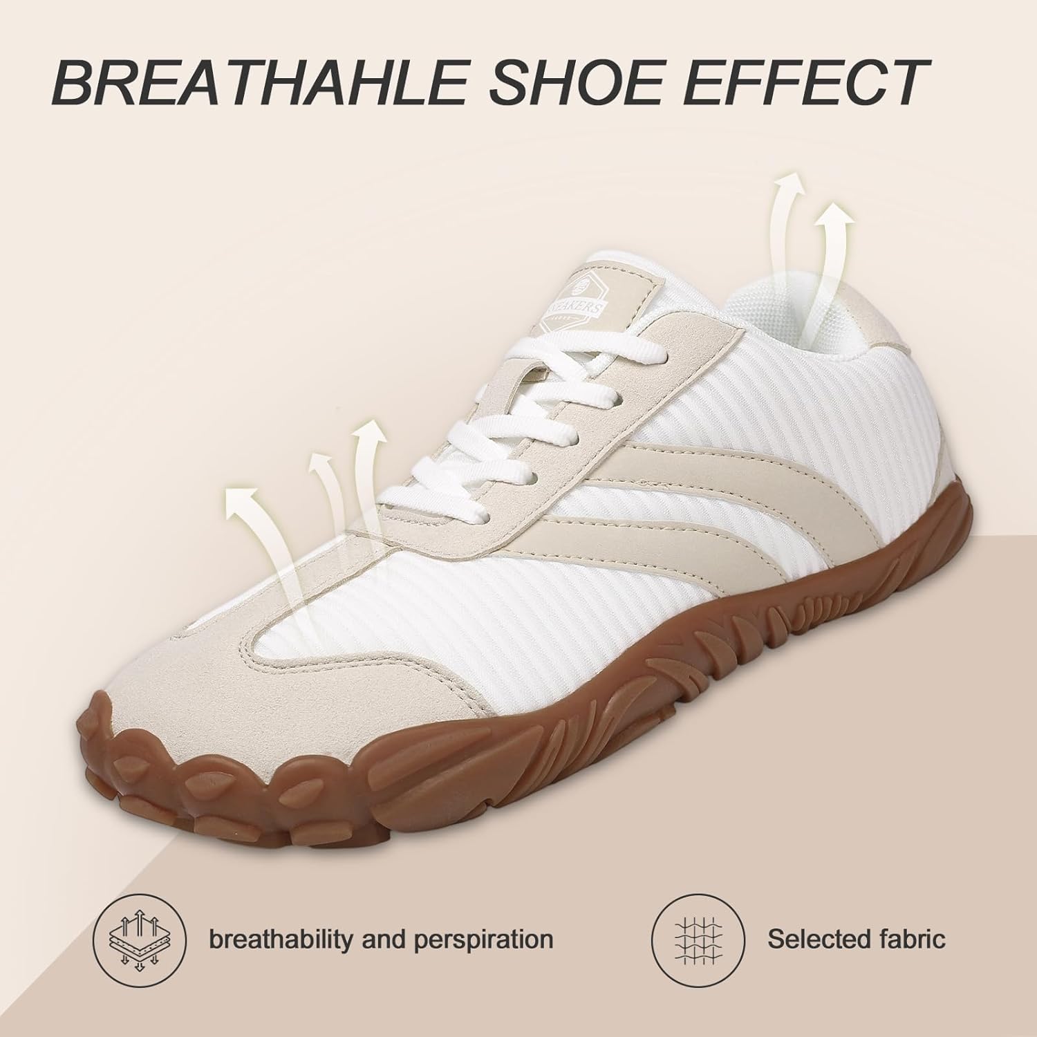 Hike Barefoot Shoes for Women Men sneakers,Wide Toe Box Minimalist Casual Footwear,Women's Trail Running Barefoot Shoes,Non-Slip Lightweight Breathable Comfortable Fashion Walking Hiking Shoes Unisex