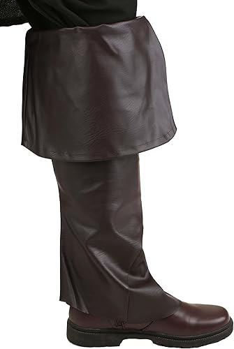 Miniatura 6 de Disfraz de pirata de barba negra para adultos, disfraz de capitán Swashbuckler negro de alta mar para Halloween