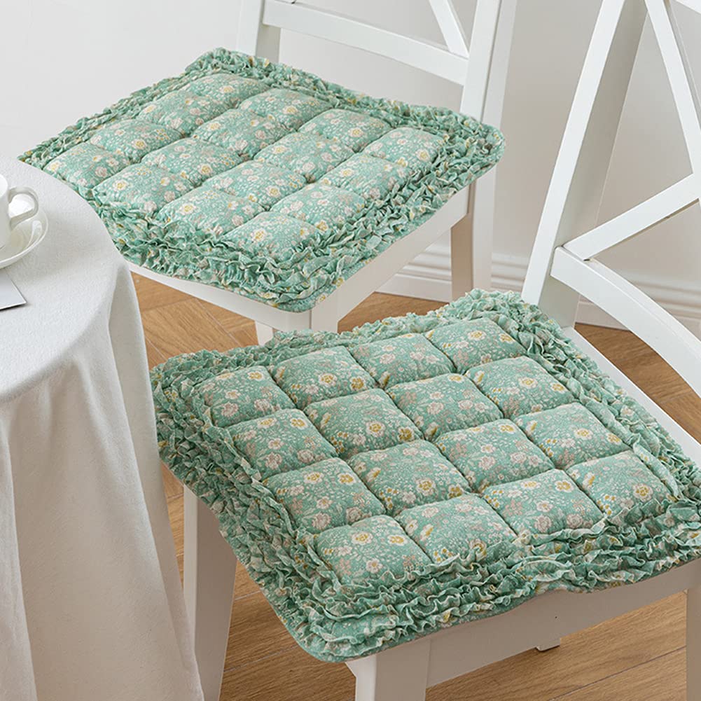 Coussin de chaise bohème antidérapant en coton lot de 2 pour un confort d'assise durable