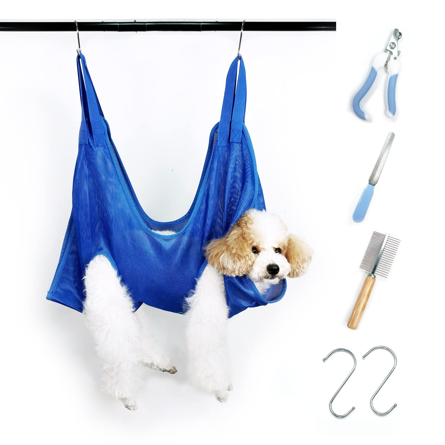 Walbest Dog Grooming Sling Hammock For Small Medium Dogs, Relaxation