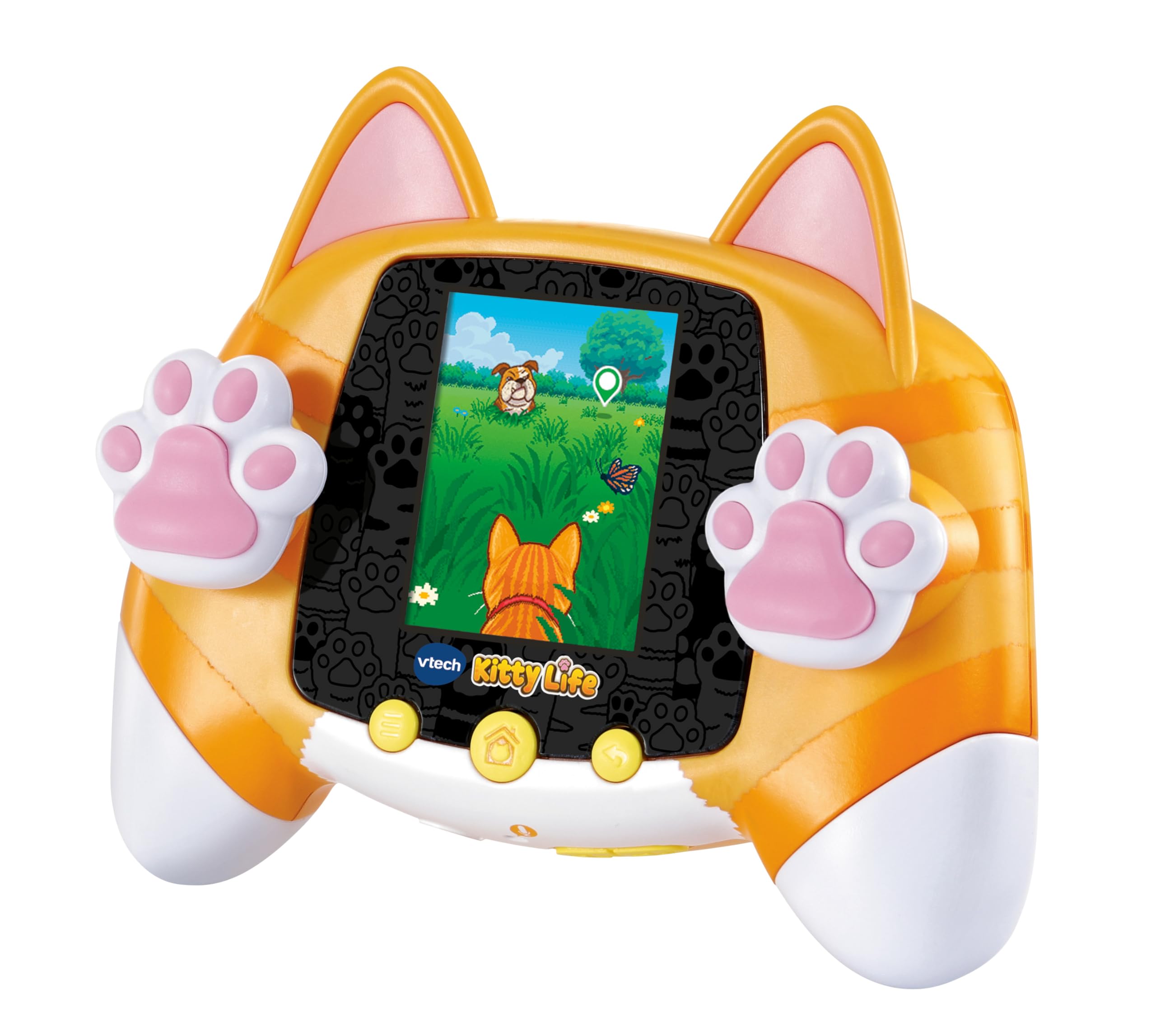 VTech Kitty Life: Secret Life of Kitty, Handheld Interactive Games Console with 2 Ways to Play, Includes 30+ Missions, Interactive Toy Games, For Ages 4, 5, 6, 7+ Year Olds, English Version