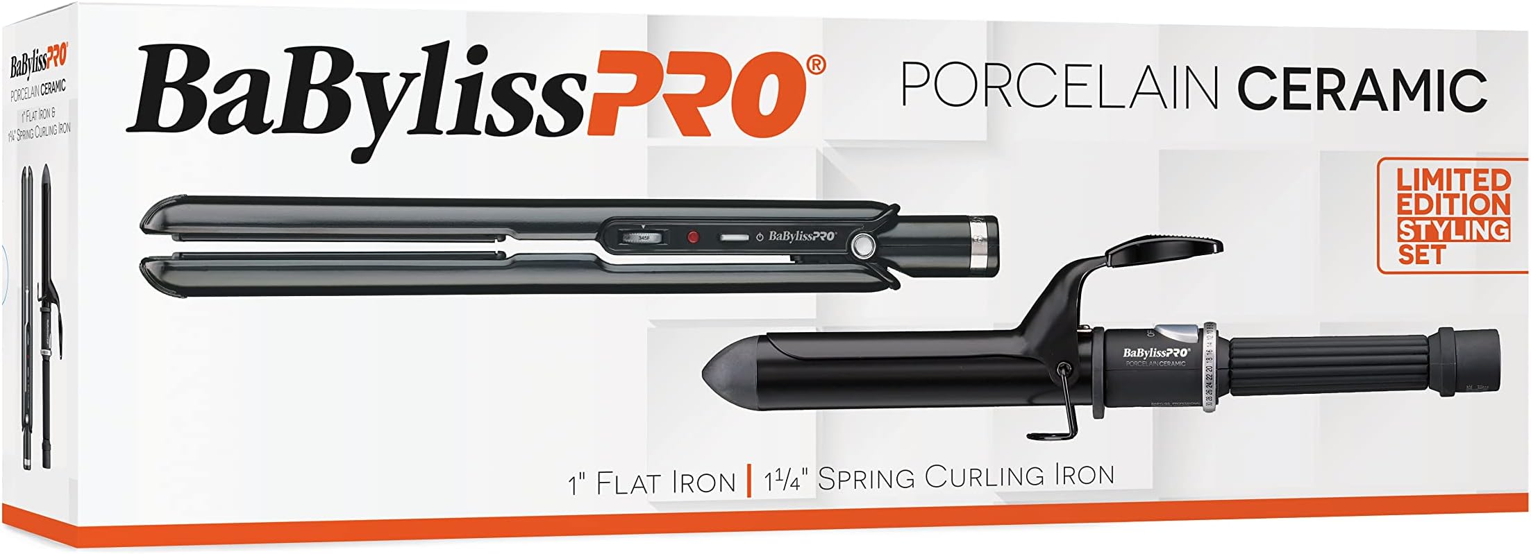 Porcelain Flat Iron Hair Straightener, Hair Straightener Iron for Professional Salon Results and All Hair Types