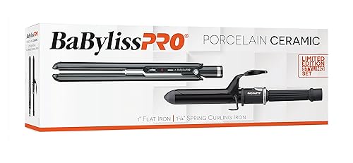 Porcelain Flat Iron Hair Straightener, Hair Straightener Iron for Professional Salon Results and All Hair Types
