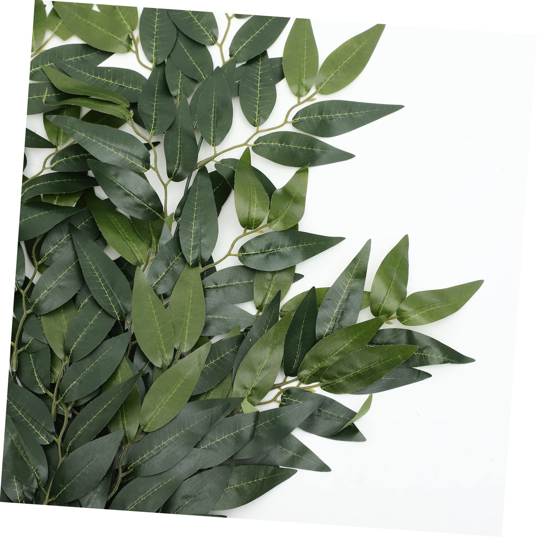 STOBAZA 3pezzi Ramo Di Eucalyptus Artificiale Per Decorazioni Nuziali e Feste Foglie Simulato Per Composizioni Floreali e Decorazioni Domestiche Di Punti Naturale