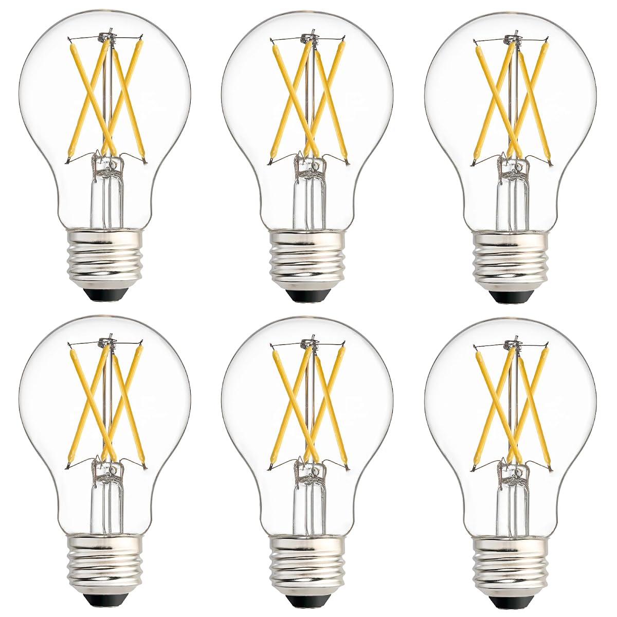 Synoonphen 60W Equivalent Dimmable A19 Vintage LED Light Bulb, 5000K Daylight