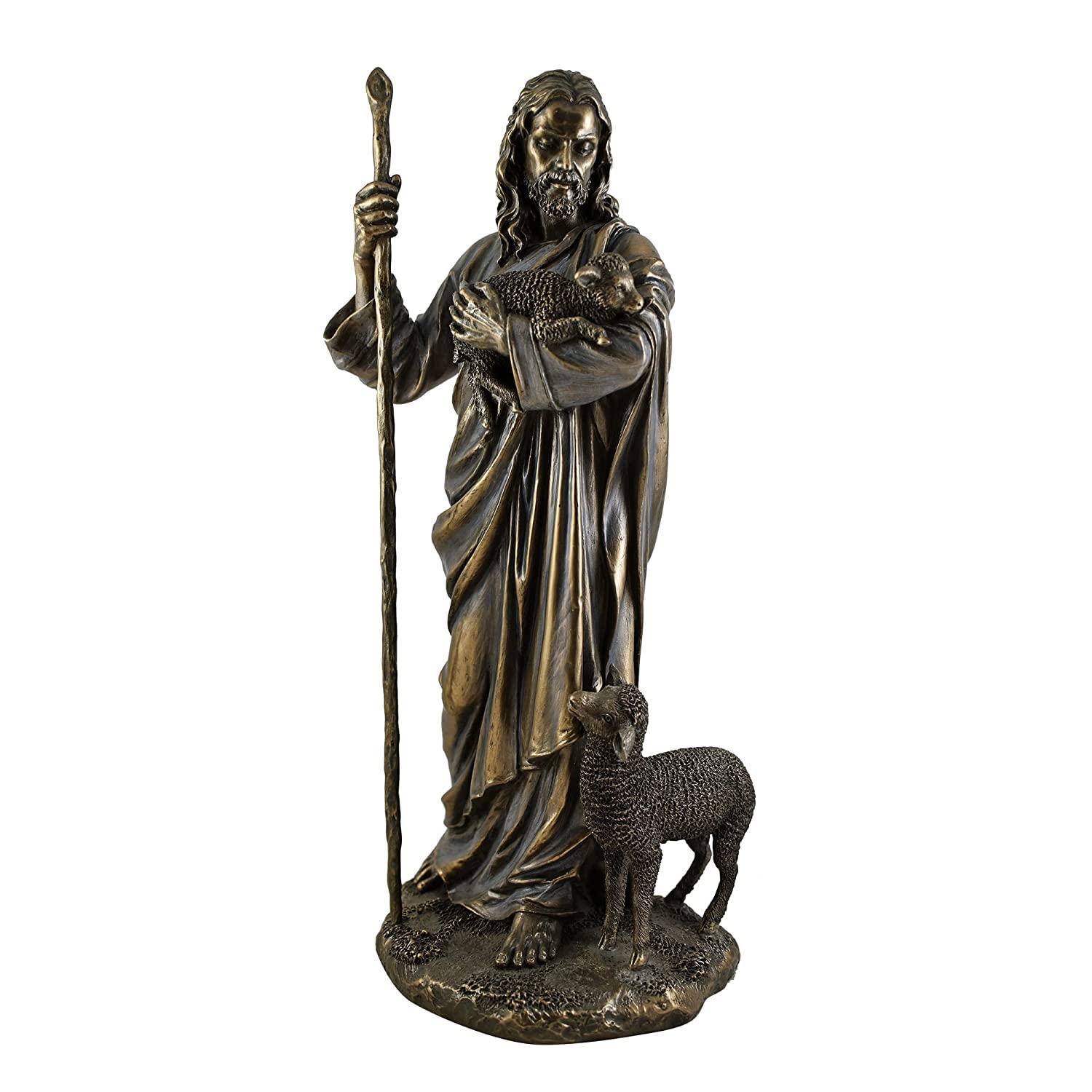 Taajoo Cross Jesus Statue Christ Crucifi | Catholic Brass Figurine Sculpture