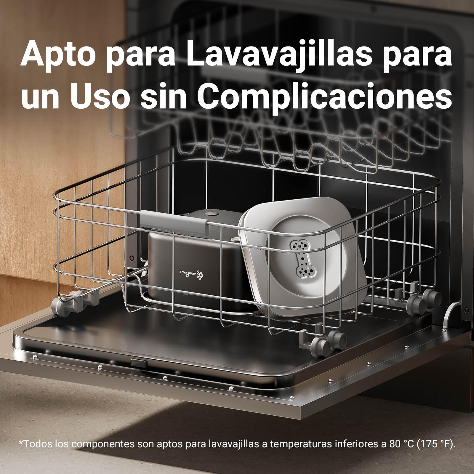 DownyPaws Bebedero Perro antigoteode Acero Inoxidable 3L, Bebedero Antigoteo Perro con Plato Flotante Sellado Integrado, Antipolvo y Antideslizante, Bebedero Perro Fomenta Beber Lentamente (Negro)