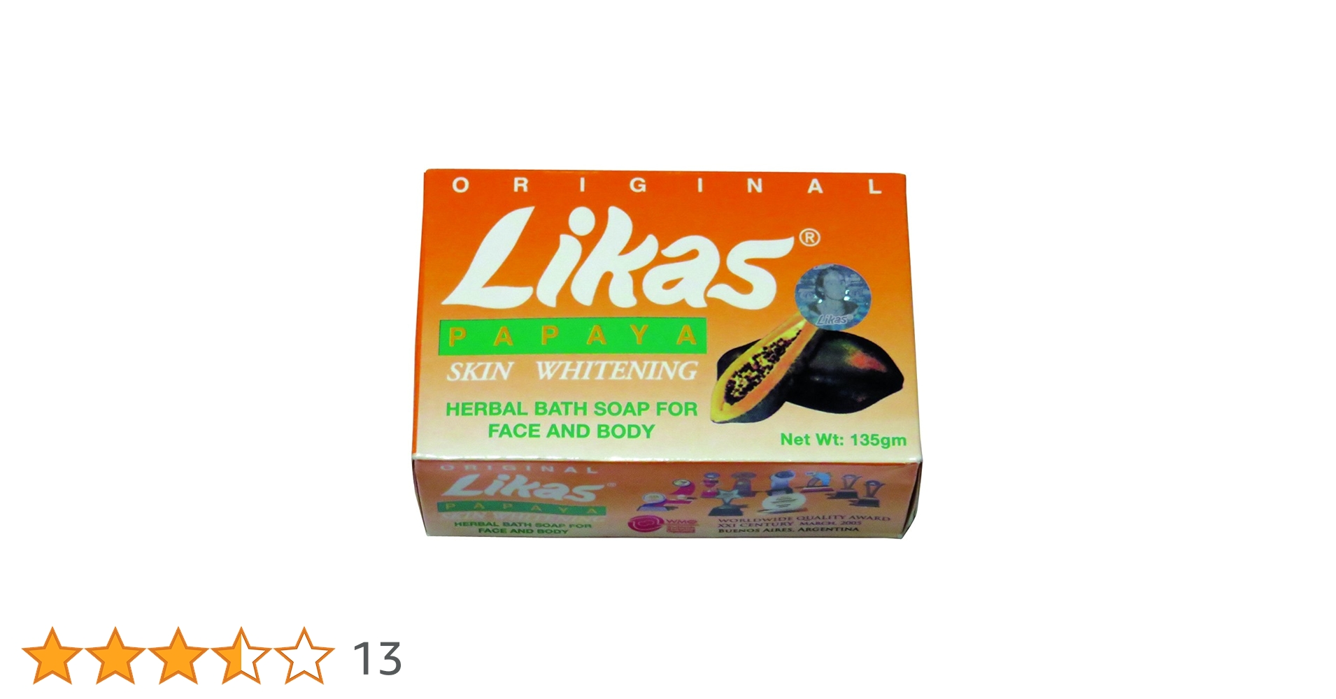 Likas  papaya  パパイヤ石鹸　135g ×12個セット Amazon | シルカ パパイヤソープ 135g Silka Papaya Soap （6個