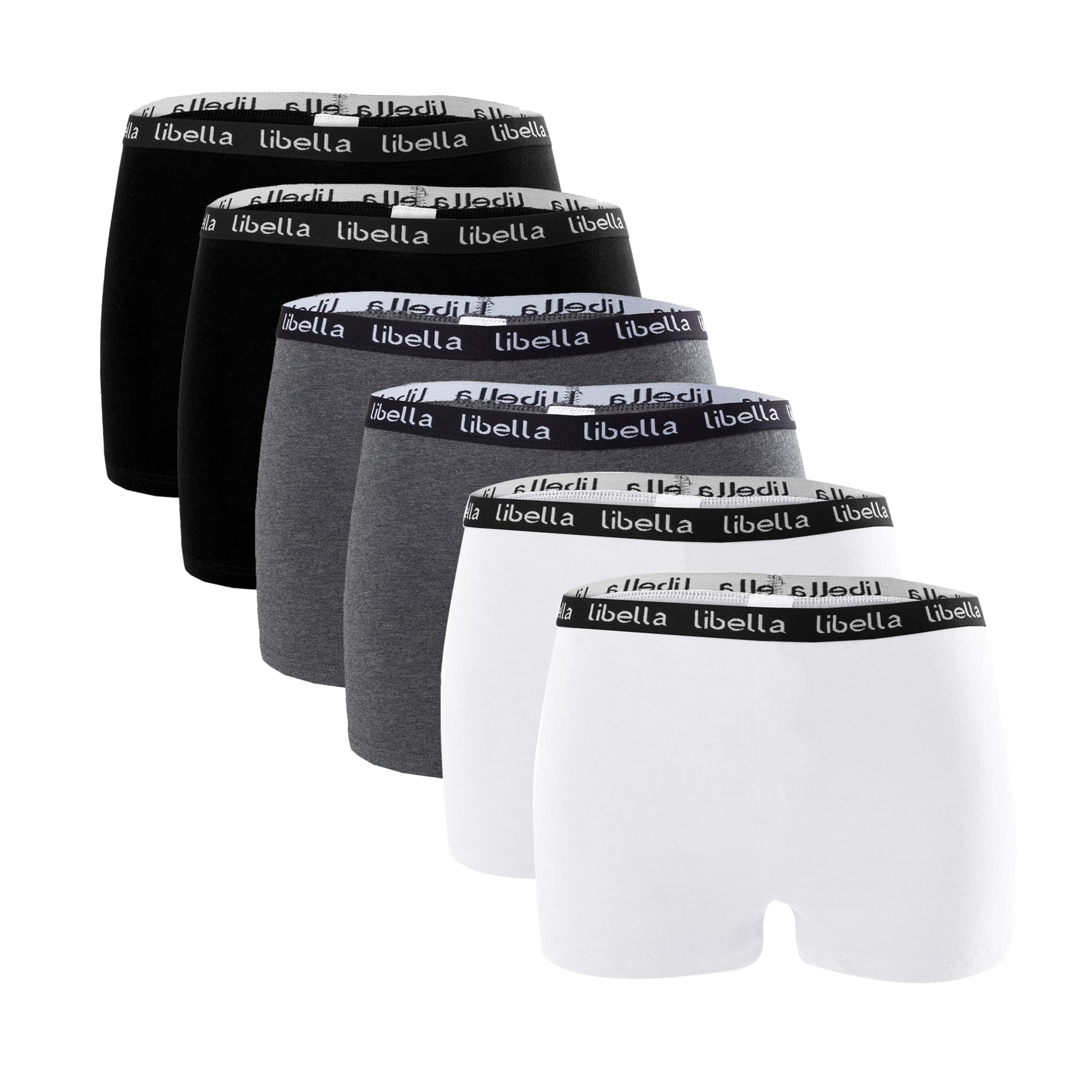 Libella® Panties Boxershorts Damen 6er Pack Hipsters Unterhose Unterwäsche Set Baumwolle 3407