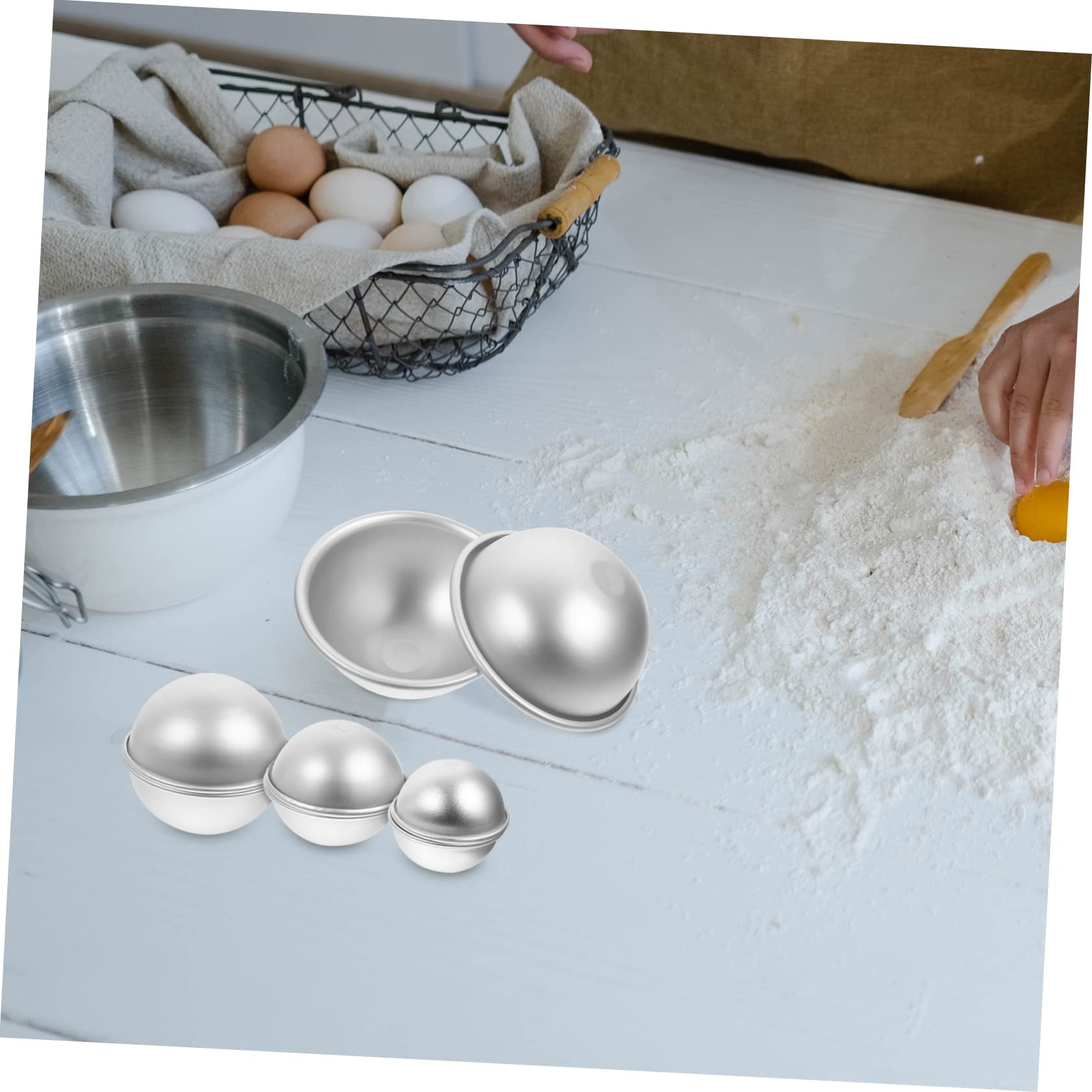 OSALADI 3 Ensembles Moules À Gâteau De Moules Pour Diy Outils De Boulangerie Pratiques Pour Gâteaux Et Artisanat À Domicile 5 Paires*3