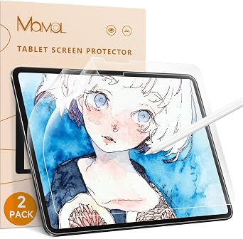 Mamol [2 Pack] Paper Screen Protector for iPad 11th generation A16, 2025/ 10th generation 2022, Write and Draw Like on Real Paper/Matte/High Sensitive/Anti Glare