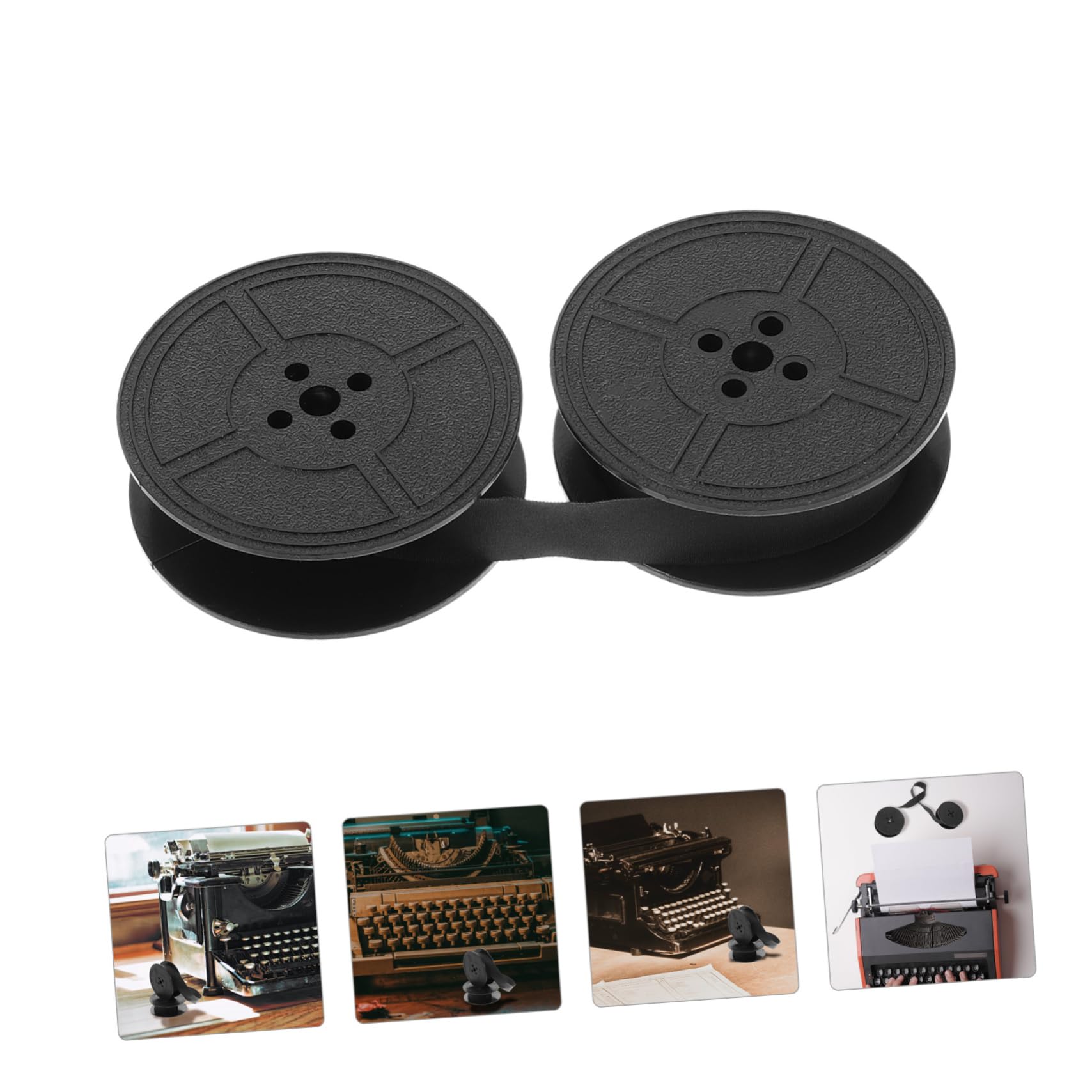 Ruban de Rechange pour Machine à Écrire en Nylon Noir