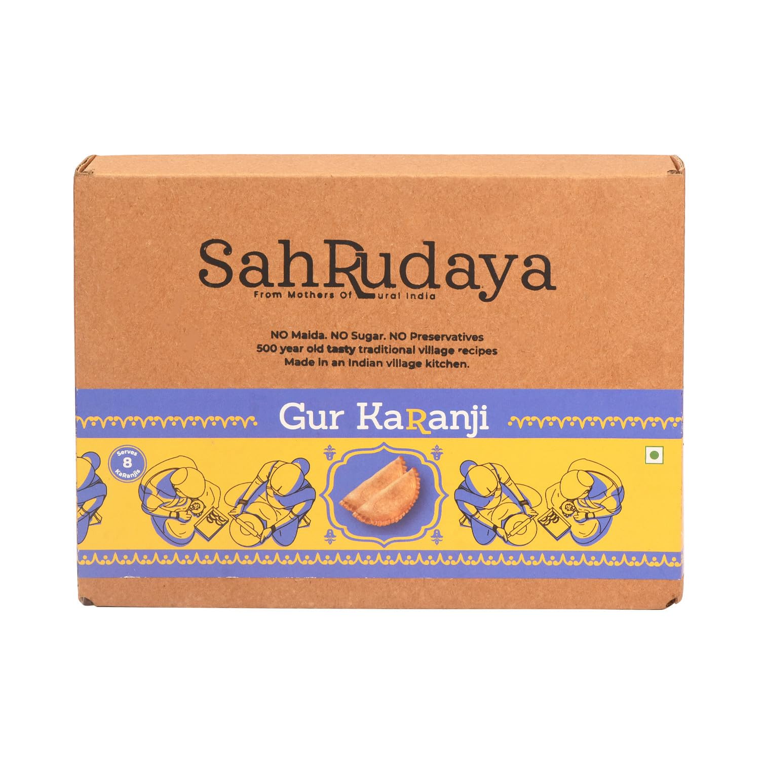 SAHRUDAYA Gur Karanji/Kajjikayalu | Gujiya Sweets | Indian Mithai | Handmade | Fresh Indian Traditional Mithai | Diwali Gift Hamper | Festive Sweet Gift Box | No Maida, Whole Wheat | 200g Pack of 2 (B0DFYWLSQN) Amazon Price History, Amazon Price Tracker