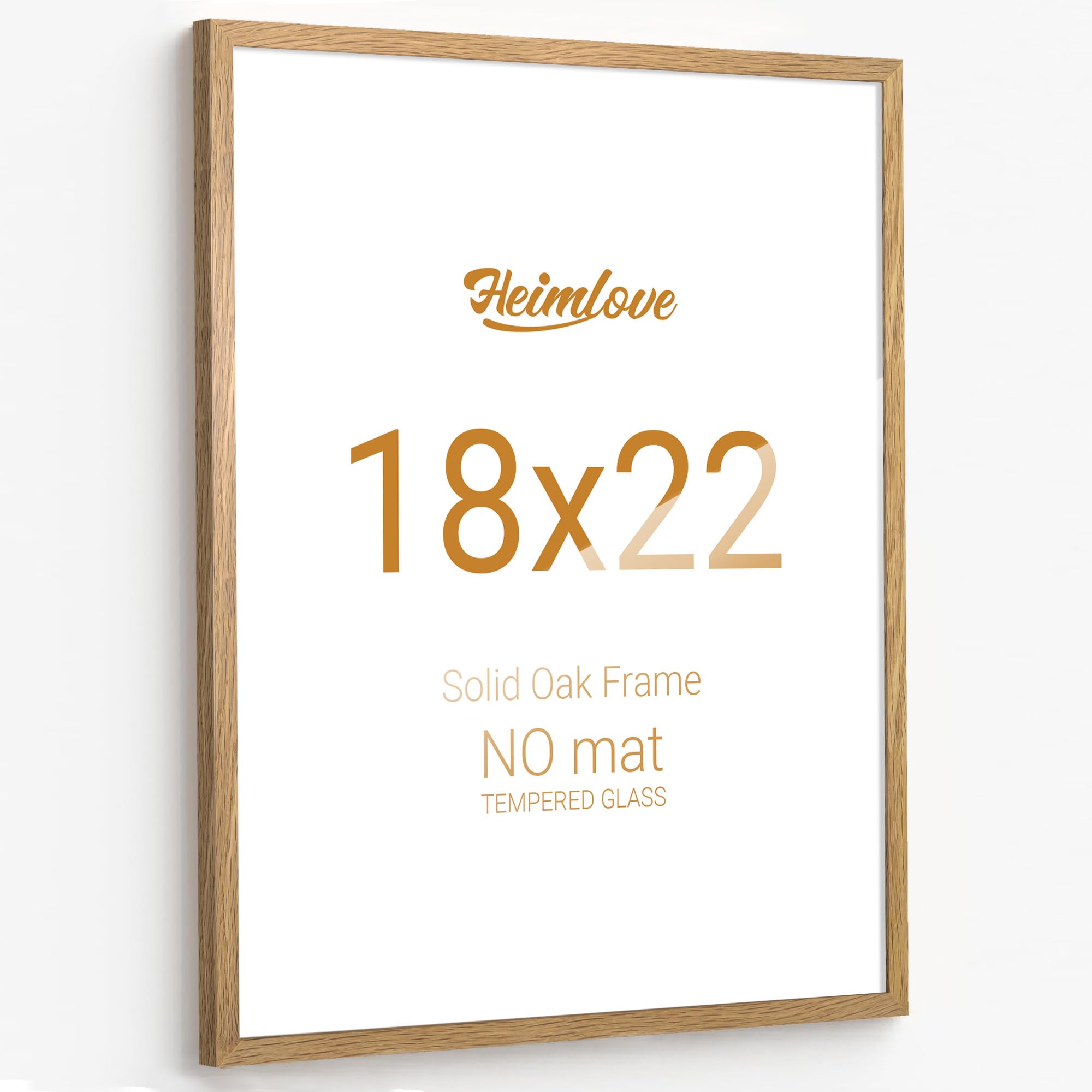 Photo 1 of Heimlove 18x22 Solid Oak Picture Frame