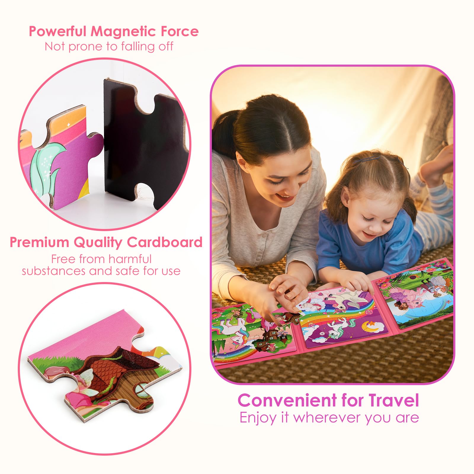 View of Snapklik.com : Magnetic Puzzles For Kids Ages 4-6, 20-Piece Toddler ...