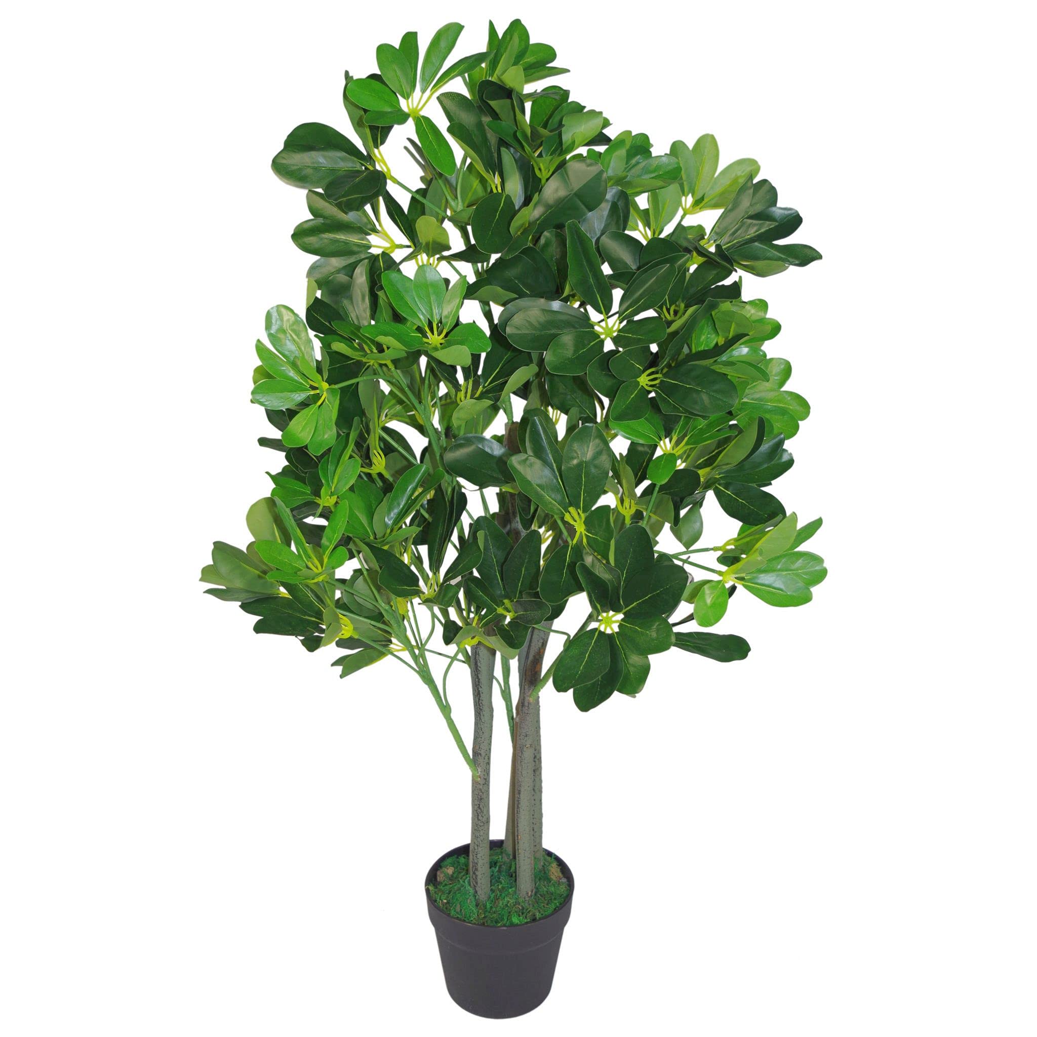 Dark/Green 95Cm Umbrella Tree Artificial Ficus Plant