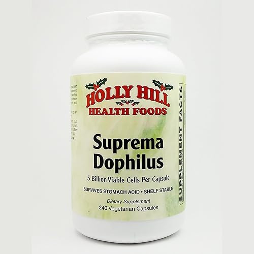 Holly Hill Health Foods, Suprema Dophilus, 240 Cápsulas Vegetarianas