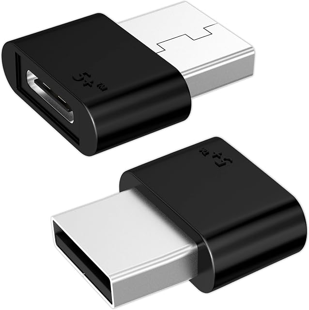 5 Plus 2Pcs USB C Female to USB A Male AdapterType C Charger Plug Power Converter for Apple Watch iWatch 7 AirPods,iPhone 11 12 13 Pro Max SE iPad Mini 6 Air 4 5 Samsung Galaxy S20 S21 S22 FE